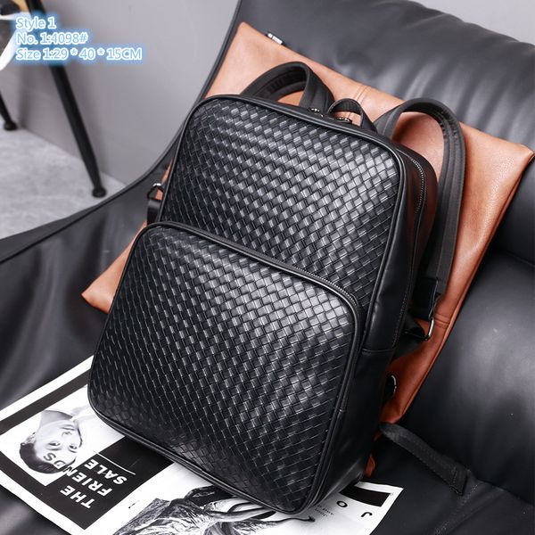 factory wholesale men shoulder bag 2 styles hand-woven fashion backpack outdoor sports and leisure travel leather backpacks street trend pla
factory wholesale men shoulder bag 2 styles hand-woven fashion backpack outdoor sports and leisure travel leather backpacks street trend pla