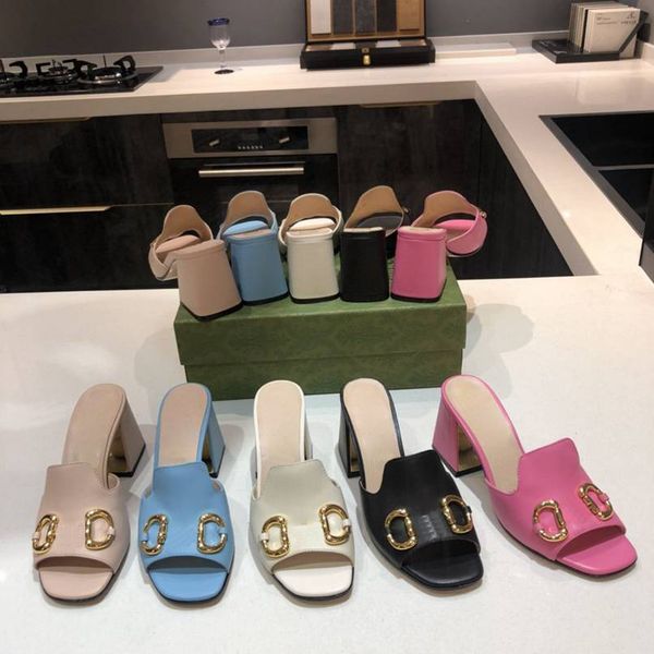 spring new high-heeled sandals women fashion coarse high heels designer slippers square toe metal buckle pink blue nude denim black white ou
spring new high-heeled sandals women fashion coarse high heels designer slippers square toe metal buckle pink blue nude denim black white ou