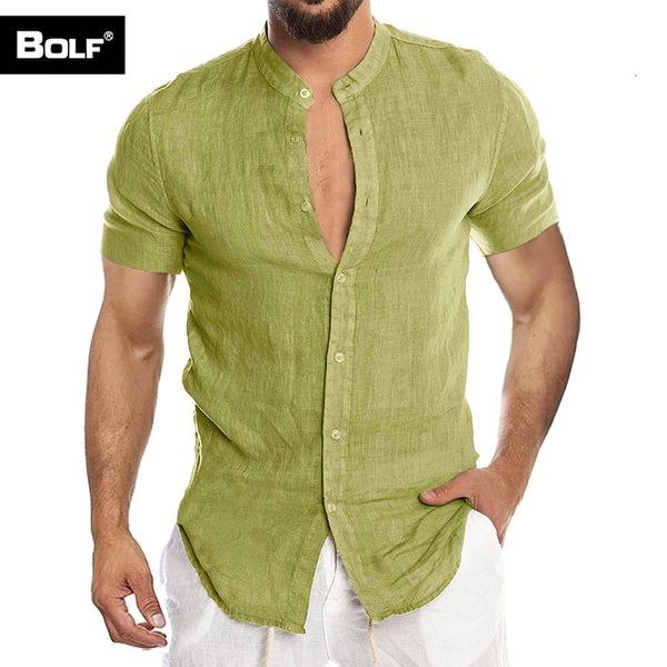 men's casual shirts bolf short sleeve linen button-down shirt blouse for summer 230313, White;black
men's casual shirts bolf short sleeve linen button-down shirt blouse for summer 230313, White;black