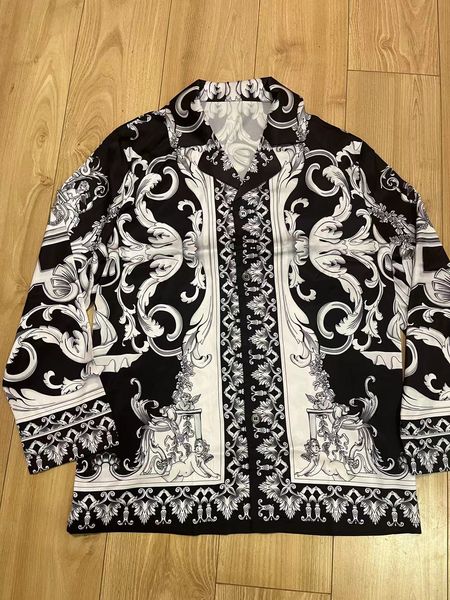 men's casual shirts as1081 fashion runway luxury european design party style clothing 230313, White;black
men's casual shirts as1081 fashion runway luxury european design party style clothing 230313, White;black