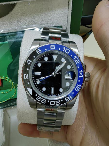 zp men's watch gmt ii-126710 batman 6-color 40mm ceramic watch ring luxury men's mechanical automatic movement wrist watch with or, Slivery;brown
zp men's watch gmt ii-126710 batman 6-color 40mm ceramic watch ring luxury men's mechanical automatic movement wrist watch with or, Slivery;brown