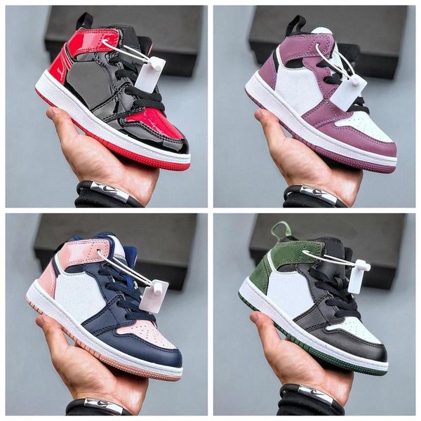 new fashion infants 1s 2022 kids basketball shoes kid shoes boys and girls game royal scotts obsidian chicago bred sneakers mid multi-color, Black
new fashion infants 1s 2022 kids basketball shoes kid shoes boys and girls game royal scotts obsidian chicago bred sneakers mid multi-color, Black