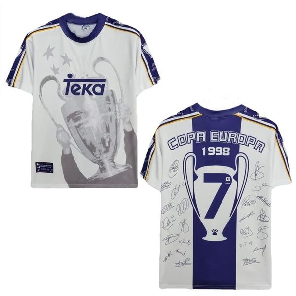 1997 1998 redondo raul cl commemorate retro soccer jerseys 97 98 seedorf suker mijatovicv hierro guti real madrids classic vintage football, Black;yellow
1997 1998 redondo raul cl commemorate retro soccer jerseys 97 98 seedorf suker mijatovicv hierro guti real madrids classic vintage football, Black;yellow