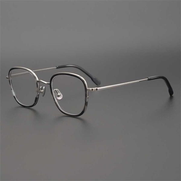 sunglasses 2023 new haze color high texture japanese ultra-light pure titanium large eyeglass with myopia anti-blue light flat frame for men, White;black
sunglasses 2023 new haze color high texture japanese ultra-light pure titanium large eyeglass with myopia anti-blue light flat frame for men, White;black