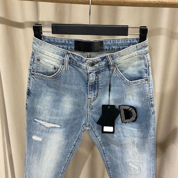 designer mens pants light wash embroidery jeans new fashion stretch slim fit denim trousers men straight slacks, Blue
designer mens pants light wash embroidery jeans new fashion stretch slim fit denim trousers men straight slacks, Blue