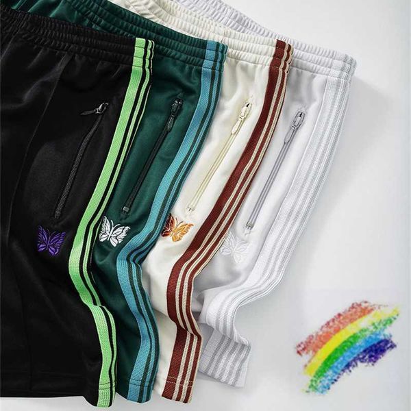 webbing needles shorts men women 1 1 butterfly embroidery awge shorts loose summer breeches 0313, White;black
webbing needles shorts men women 1 1 butterfly embroidery awge shorts loose summer breeches 0313, White;black