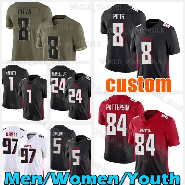 custom kyle pitts football jersey marcus mariota atlantas falcon rashad fenton cordarrelle patterson grady jarrett aj terrell jr michael vic, Black;red
custom kyle pitts football jersey marcus mariota atlantas falcon rashad fenton cordarrelle patterson grady jarrett aj terrell jr michael vic, Black;red