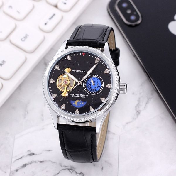 luxury mens watches large flywheel four needle series automatic mechanical watch designer wristwatches luxury brand fashion stainless steel, Slivery;brown
luxury mens watches large flywheel four needle series automatic mechanical watch designer wristwatches luxury brand fashion stainless steel, Slivery;brown