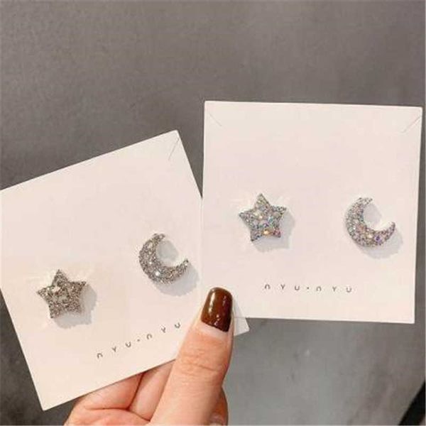 dangle chandelier needle earrings women's net red french simple star moon earrings 2022 new fashion style earrings g230313, Silver
dangle chandelier needle earrings women's net red french simple star moon earrings 2022 new fashion style earrings g230313, Silver