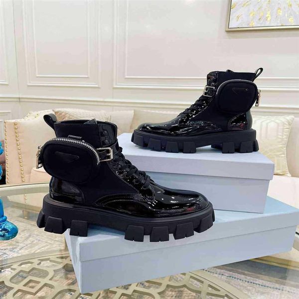 2022 designers men women rois boots ankle boot nylon military inspired combat bouch attached knight with bag233v, Black
2022 designers men women rois boots ankle boot nylon military inspired combat bouch attached knight with bag233v, Black