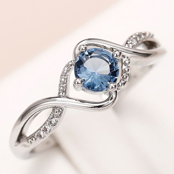 women's wedding rings charming blue cubic zirconia silver color ring engagement jewelry, Golden;silver
women's wedding rings charming blue cubic zirconia silver color ring engagement jewelry, Golden;silver