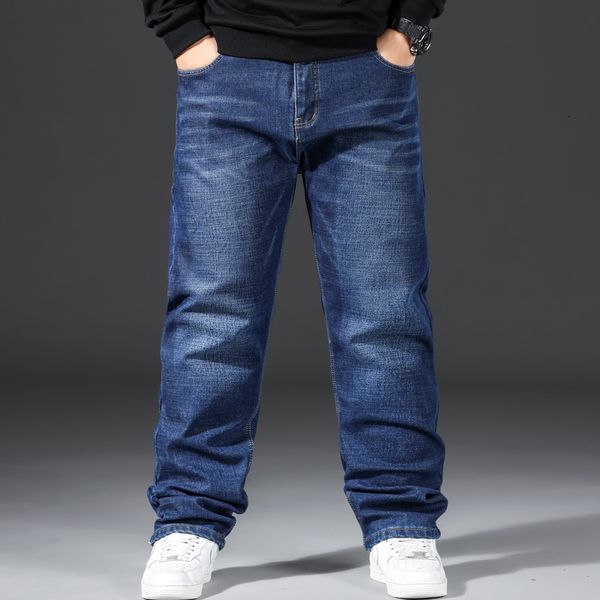 men's jeans large size 32-48 winter men's jeans fleece warm jeans thicken denim pants brand man pants casual straight loose trouse, Blue
men's jeans large size 32-48 winter men's jeans fleece warm jeans thicken denim pants brand man pants casual straight loose trouse, Blue