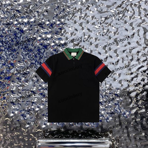 xinxinbuy men designer tee t shirt 23ss strip sleeve letter embroidery short sleeve cotton women black white blue green red s-2xl, Black;brown
xinxinbuy men designer tee t shirt 23ss strip sleeve letter embroidery short sleeve cotton women black white blue green red s-2xl, Black;brown
