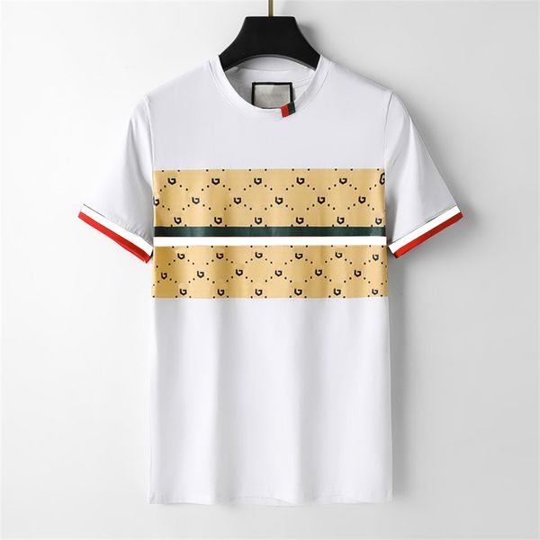 designer men's tee shirts black & white beige 100% cotton classic alphabet brand embroidery anti-wrinkle breathable crew neck business, White;black
designer men's tee shirts black & white beige 100% cotton classic alphabet brand embroidery anti-wrinkle breathable crew neck business, White;black