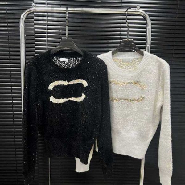 women's sweaters designer 23ss fashion women brand knitted slim sweater round collar womens autumn winter high-quality clothess a1 ayc5, White;black
women's sweaters designer 23ss fashion women brand knitted slim sweater round collar womens autumn winter high-quality clothess a1 ayc5, White;black