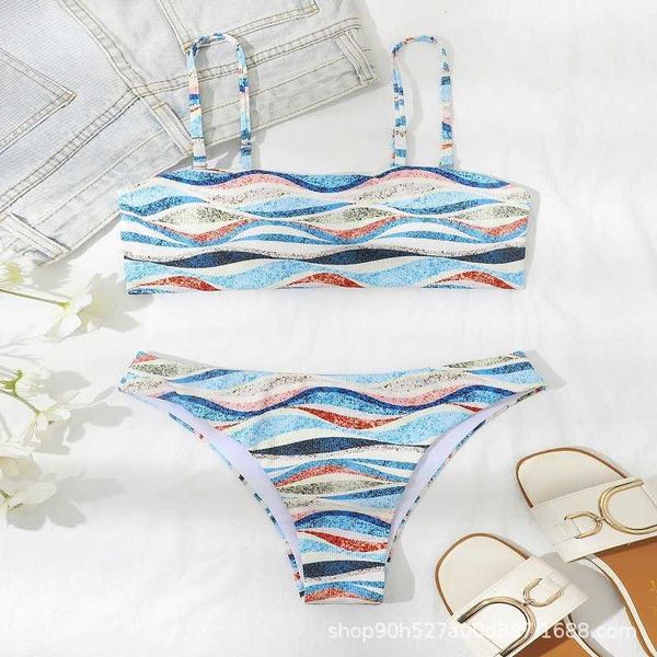 monokinis designer luxury 2023 new irregular color striped split swimsuit bikini fashion swimsuit women, Black
monokinis designer luxury 2023 new irregular color striped split swimsuit bikini fashion swimsuit women, Black