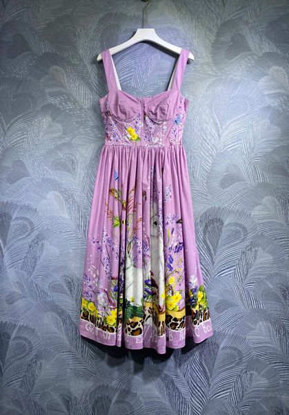 strap dress european-american style 2023 fashionable new back rubber band a type animal positioning flower sling slim waist dress, Black
strap dress european-american style 2023 fashionable new back rubber band a type animal positioning flower sling slim waist dress, Black