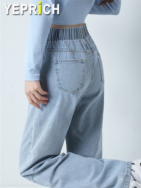 womens jeans hight waist women mom fashion elastic denim pants straight leg loose fit streetwear summer style baggy trousers 230313, Blue
womens jeans hight waist women mom fashion elastic denim pants straight leg loose fit streetwear summer style baggy trousers 230313, Blue