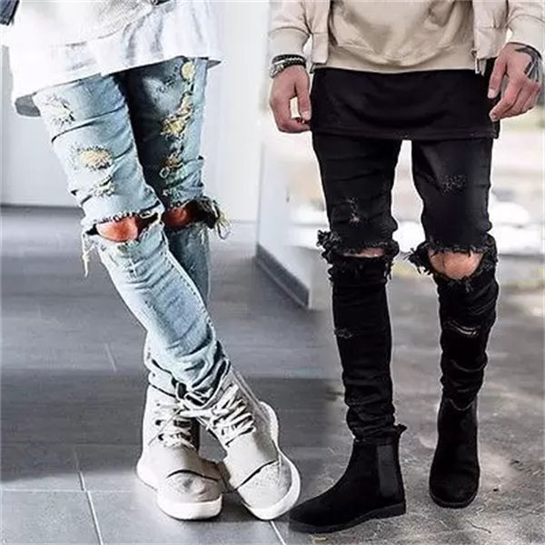 mens jeans pants hip hop ripped skinny straight slim elastic denim fit biker jeans pants long pants stylish straight slim fit jeans, Blue
mens jeans pants hip hop ripped skinny straight slim elastic denim fit biker jeans pants long pants stylish straight slim fit jeans, Blue