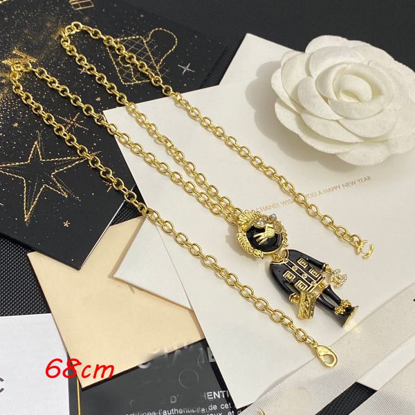 18k gold plated brass copper doll pendant necklace luxury women designer brand c-letter rhinestone round pearl necklaces choker chain weddin, Silver
18k gold plated brass copper doll pendant necklace luxury women designer brand c-letter rhinestone round pearl necklaces choker chain weddin, Silver