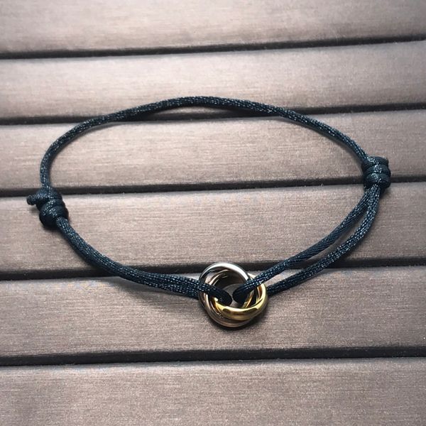 charm bracelets threering threecolor lucky bracelet the size can be adjusted arbitrarily comes with dust bag couple bracelet 230313, Golden;silver
charm bracelets threering threecolor lucky bracelet the size can be adjusted arbitrarily comes with dust bag couple bracelet 230313, Golden;silver