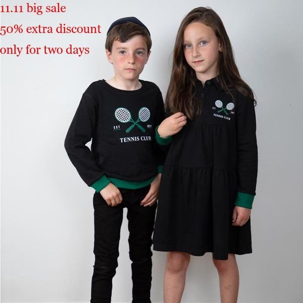 family matching outfits children fall winter cotton girl dress boy girl sweatshirt tennis printed dress romper family matching clothes 23031, Blue
family matching outfits children fall winter cotton girl dress boy girl sweatshirt tennis printed dress romper family matching clothes 23031, Blue