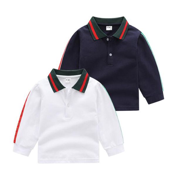 Lovely Baby Boys T-shirts Spring Autumn Kids Long Sleeve T-shirt Letters Printed Children Turn-down Collar Tops Tees Child Shirt Boy Clothing, Dark blue
Lovely Baby Boys T-shirts Spring Autumn Kids Long Sleeve T-shirt Letters Printed Children Turn-down Collar Tops Tees Child Shirt Boy Clothing, Dark blue