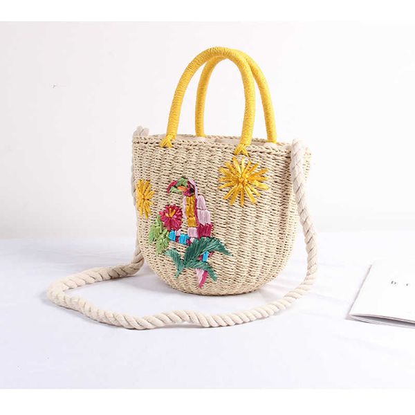 handmade straw bag women's one-shoulder portable large-capacity embroidered woven bag sen women's 2018 holiday beach bag 230313
handmade straw bag women's one-shoulder portable large-capacity embroidered woven bag sen women's 2018 holiday beach bag 230313