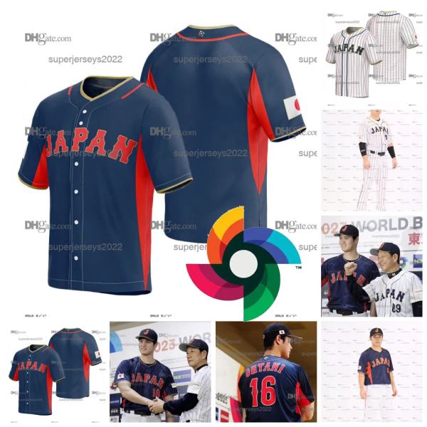 custom baseball jerseys 16 shohei ohtani 2023 japan world baseball classic jerseys 11 yu darvish 51 seiya suzuki 14 roki sasaki munetaka mur, Blue;black
custom baseball jerseys 16 shohei ohtani 2023 japan world baseball classic jerseys 11 yu darvish 51 seiya suzuki 14 roki sasaki munetaka mur, Blue;black