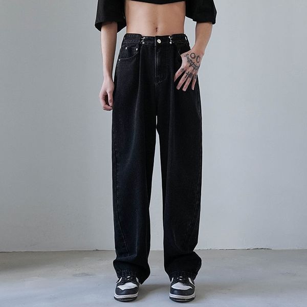 men's jeans 4 colors baggy jeans men fashion casual wide leg jeans mens harajuku streetwear hip hop loose straight denim pants mens tro, Blue
men's jeans 4 colors baggy jeans men fashion casual wide leg jeans mens harajuku streetwear hip hop loose straight denim pants mens tro, Blue