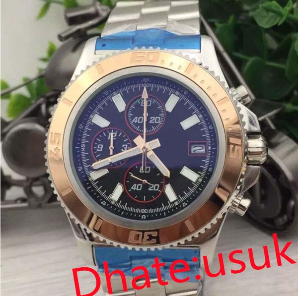 mens watches new arrival quartz chronograph 44mm men's wristwatch superocean a17384 black dial number bezel platinum skeleton stainless, Slivery;brown
mens watches new arrival quartz chronograph 44mm men's wristwatch superocean a17384 black dial number bezel platinum skeleton stainless, Slivery;brown