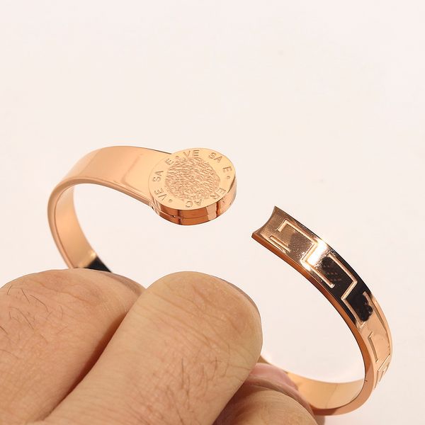 new designer bangles initial v letter open bracelet banshee medusa head titanium steel bangle birthday festive engagement gift jewelry mb6 -, Black
new designer bangles initial v letter open bracelet banshee medusa head titanium steel bangle birthday festive engagement gift jewelry mb6 -, Black