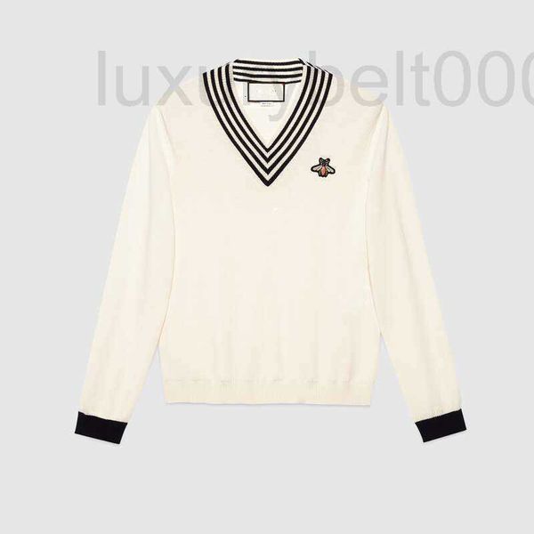 men's sweaters designer fashion autumn winter men women embroidery knit female pullover striped v-neck jumpers fq6d, White;black
men's sweaters designer fashion autumn winter men women embroidery knit female pullover striped v-neck jumpers fq6d, White;black
