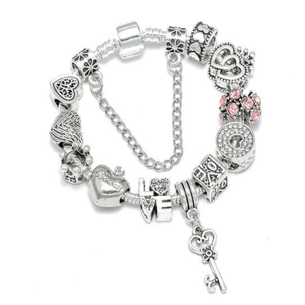 european crown love beaded charm bracelets key charm lady noble love beaded bracelet valentine's day jewelry ab1115, Golden;silver
european crown love beaded charm bracelets key charm lady noble love beaded bracelet valentine's day jewelry ab1115, Golden;silver