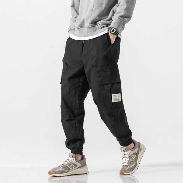 men's pants 2023 hip hop boy multi-pocket elastic waist harem pants men streetwear punk casual trousers joggers male ankle-length mens, Black
men's pants 2023 hip hop boy multi-pocket elastic waist harem pants men streetwear punk casual trousers joggers male ankle-length mens, Black