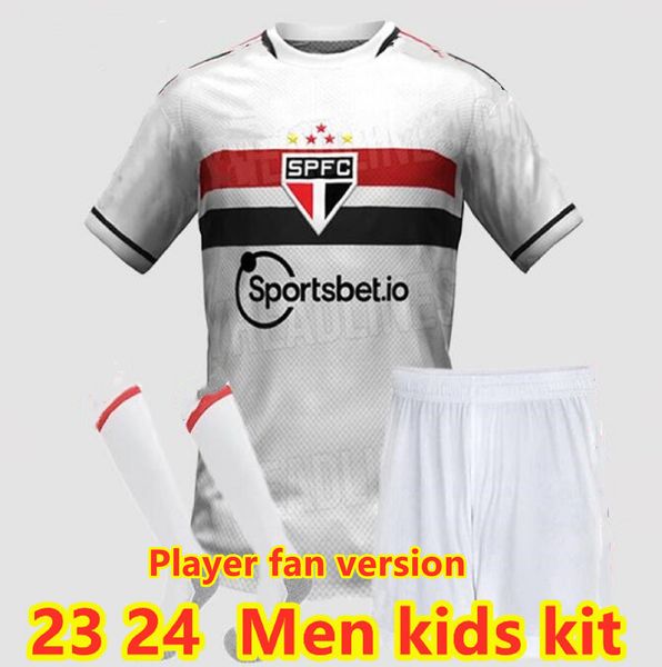 23 24 sao paulo fc soccer jerseys luciano 2023 kids kit arboleda rafinha calleri alisson pablo maia pele eterno home football shirt fan, White;black
23 24 sao paulo fc soccer jerseys luciano 2023 kids kit arboleda rafinha calleri alisson pablo maia pele eterno home football shirt fan, White;black