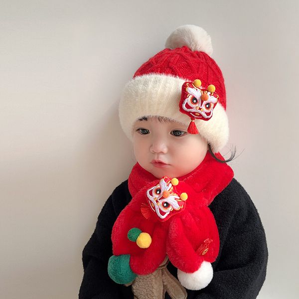 caps hats year red baby awaken lion woolen hat scarf set rabbit year cny dance lion cute kids knitted warm hat good fortune scarf 230313, Yellow
caps hats year red baby awaken lion woolen hat scarf set rabbit year cny dance lion cute kids knitted warm hat good fortune scarf 230313, Yellow