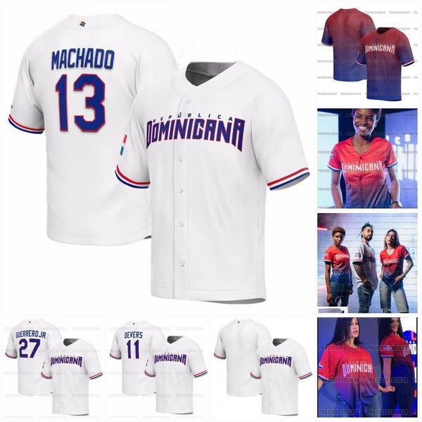custom vladimir guerrero jr. team dominican republic wbc jersey 2023 world baseball classic manny machado rafael devers juan soto julio rodr, Blue;black
custom vladimir guerrero jr. team dominican republic wbc jersey 2023 world baseball classic manny machado rafael devers juan soto julio rodr, Blue;black