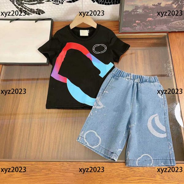 luxury kids clothes child sets baby dress 2pcs summer large letter printed tshirt and washed fashionable printed denim shorts new arrival si, White
luxury kids clothes child sets baby dress 2pcs summer large letter printed tshirt and washed fashionable printed denim shorts new arrival si, White