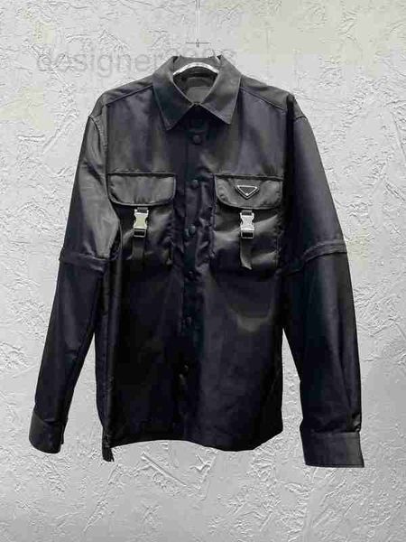 men's jackets designer long sleeve lapel neck men fashion multi pockets shirts casual solid color blouse man belt stylish shirt c0py, Black;brown
men's jackets designer long sleeve lapel neck men fashion multi pockets shirts casual solid color blouse man belt stylish shirt c0py, Black;brown