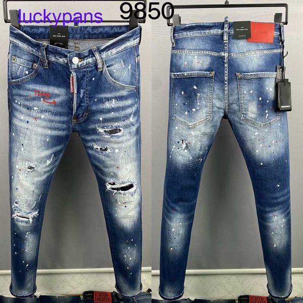 original edition 8a d2 jeans for sale 9850 type 2023d2 men's denim pants quadratic personality broken hole white straight leg fashion, Blue
original edition 8a d2 jeans for sale 9850 type 2023d2 men's denim pants quadratic personality broken hole white straight leg fashion, Blue