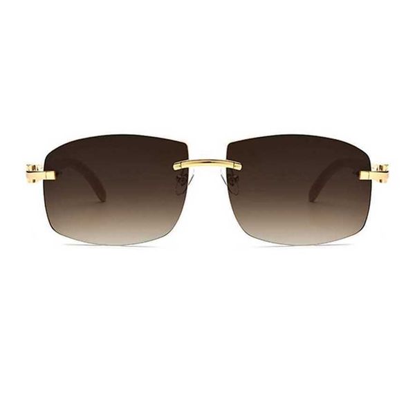 new rimless man sunglasses brown/black frame uv400 driving eyeglasses come with box, White;black
new rimless man sunglasses brown/black frame uv400 driving eyeglasses come with box, White;black