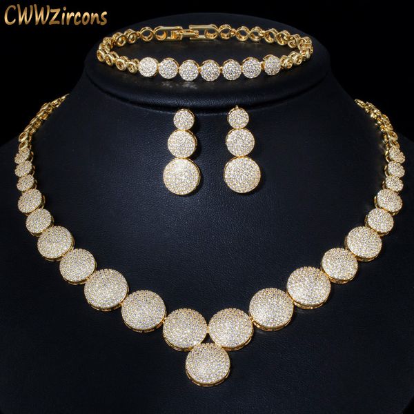 wedding jewelry sets cwwzircons cubic zircon dubai gold color necklace set for women evening party dress accessories t349 230313, Slivery;golden
wedding jewelry sets cwwzircons cubic zircon dubai gold color necklace set for women evening party dress accessories t349 230313, Slivery;golden