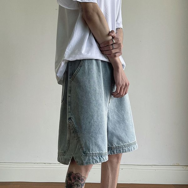 men s shorts summer loose jeans fashion slit decor denim blue pants male brand clothes s 2xl 230313, White;black
men s shorts summer loose jeans fashion slit decor denim blue pants male brand clothes s 2xl 230313, White;black