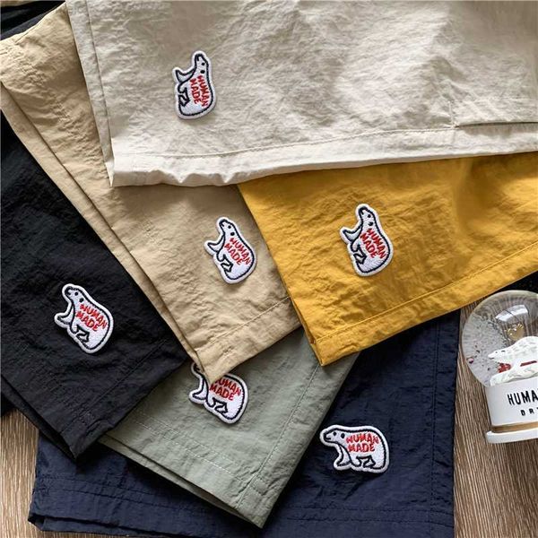 human made 2022ss polar bear badge fashion shorts men 1 1 embroidered human made beach loose women vintage shorts men clothing 0313, White;black
human made 2022ss polar bear badge fashion shorts men 1 1 embroidered human made beach loose women vintage shorts men clothing 0313, White;black