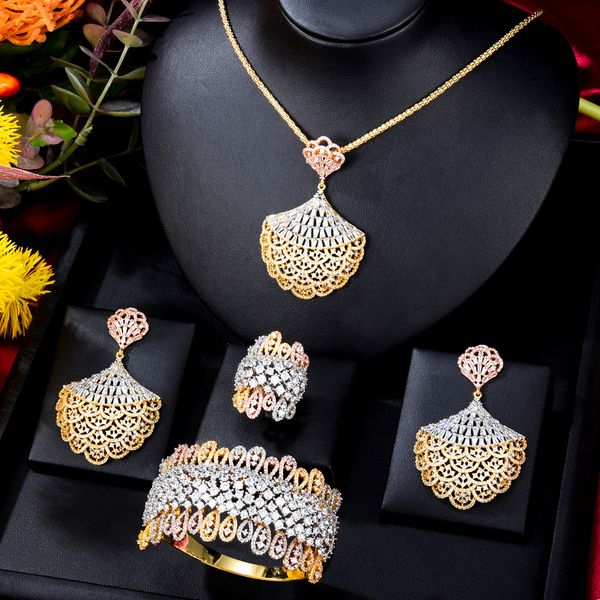 wedding jewelry sets godki trend dubai cz bangle ring set for women party baguette cut zirconia african bridal boho 230313, Slivery;golden
wedding jewelry sets godki trend dubai cz bangle ring set for women party baguette cut zirconia african bridal boho 230313, Slivery;golden