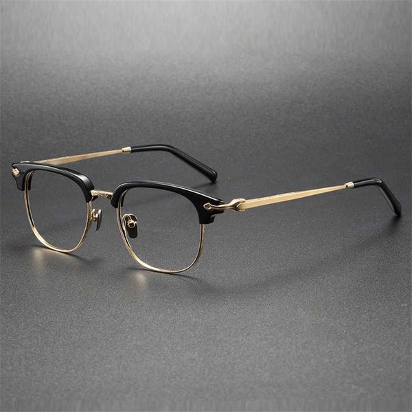 sunglasses 2023 new japan massada glasses men's business large m2036 plate designer pure titanium eyeglass frame, White;black
sunglasses 2023 new japan massada glasses men's business large m2036 plate designer pure titanium eyeglass frame, White;black