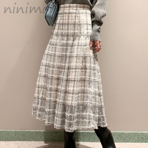 skirts ninimon plaid tulle skirt high waist pleated mesh midi skirt a-line elegant autumn winter checked skirt women fashion vintage 230313, Black
skirts ninimon plaid tulle skirt high waist pleated mesh midi skirt a-line elegant autumn winter checked skirt women fashion vintage 230313, Black