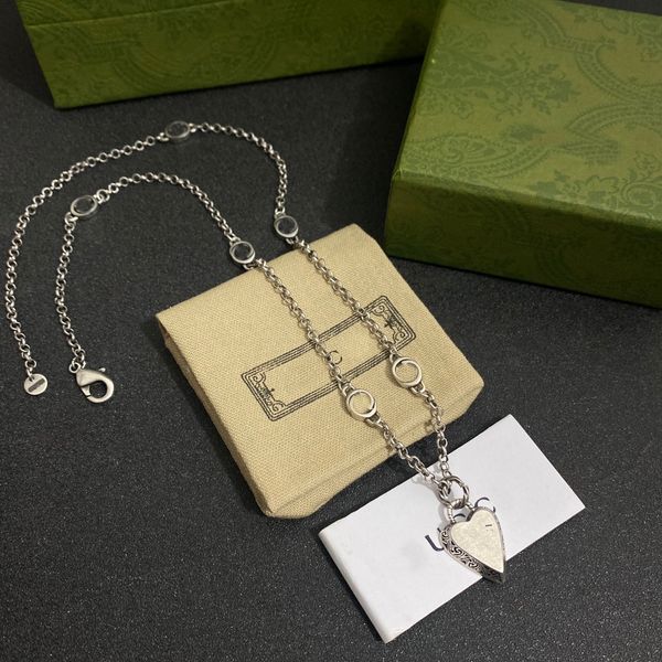18k gold plated brass copper pendant necklace luxury women designer brand double letter antique bronze sunflower necklaces choker chain wedd, Silver
18k gold plated brass copper pendant necklace luxury women designer brand double letter antique bronze sunflower necklaces choker chain wedd, Silver
