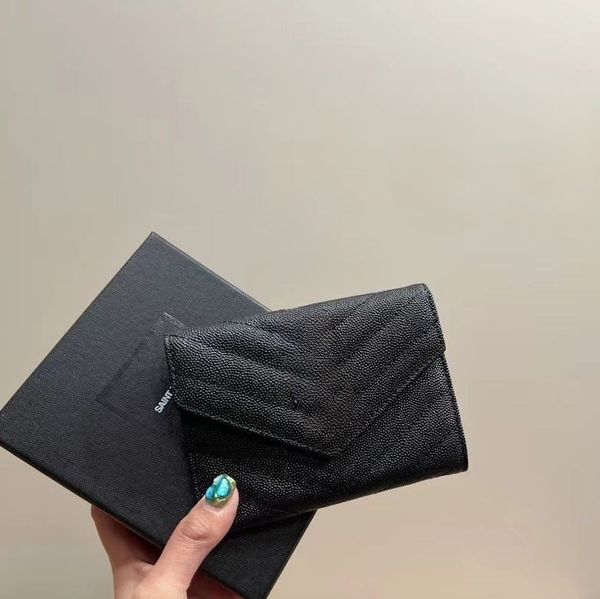 coin purse woman wallet designer card holder mini wallet small wallet cowhide caviar leather three-fold short wallet storage bag black walle, Red;black
coin purse woman wallet designer card holder mini wallet small wallet cowhide caviar leather three-fold short wallet storage bag black walle, Red;black